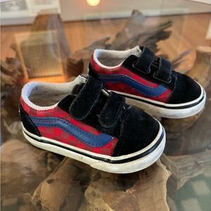 Sz 5 Toddler Color Blocked Old School Vans